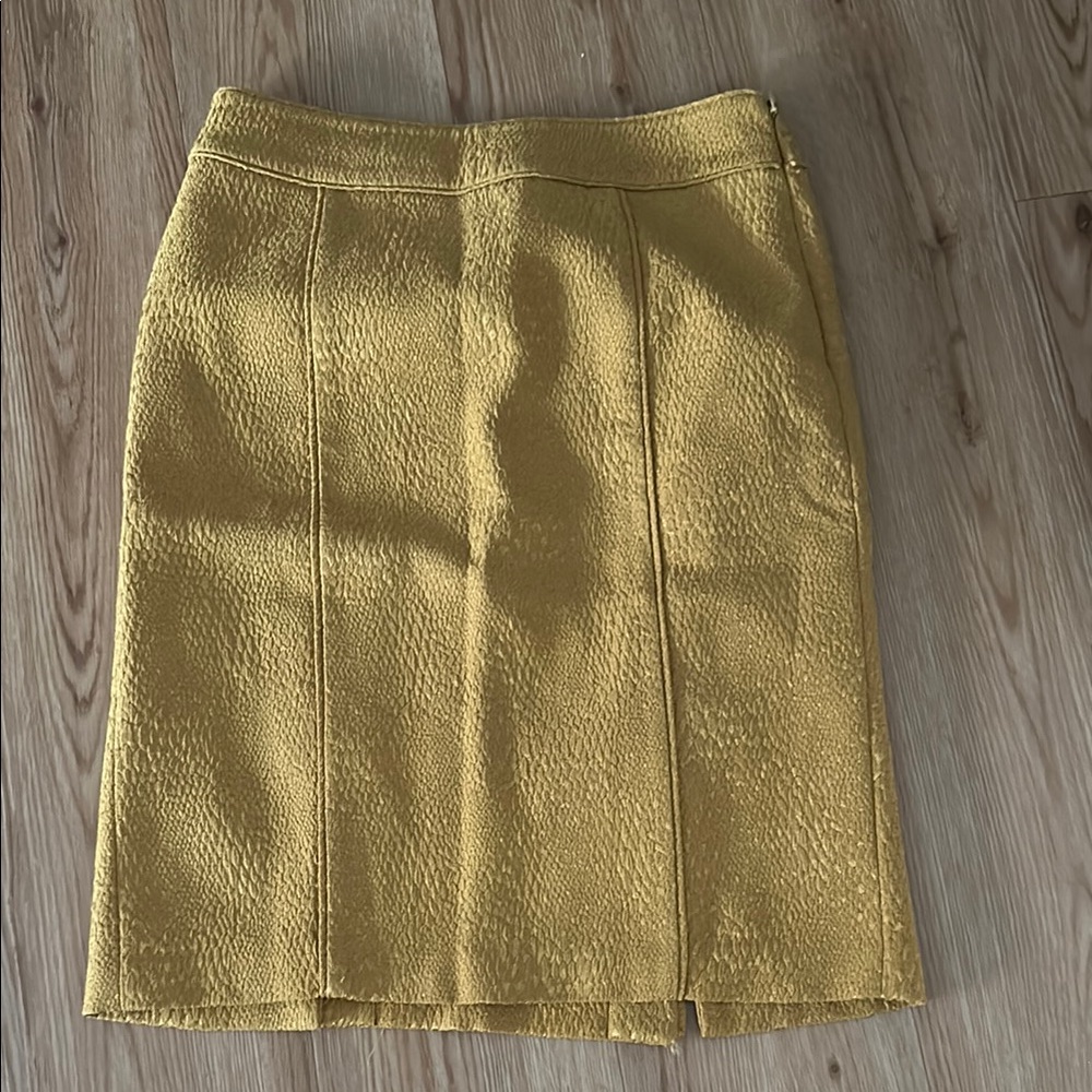 Banana Republic Mustard Pencil Skirt